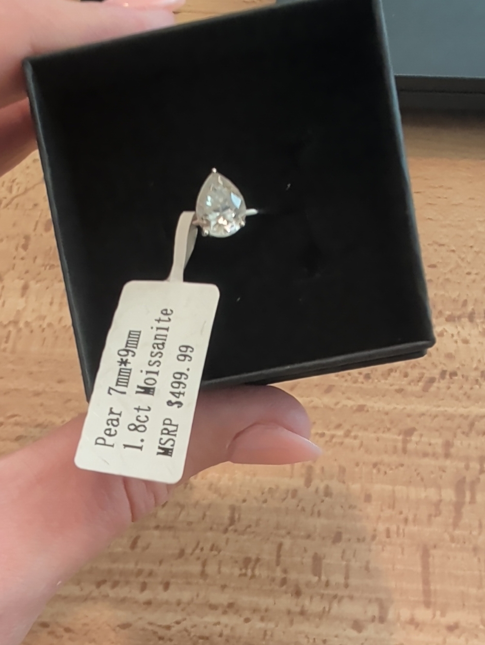 Pear Cut Ring - Picture 4 of 4